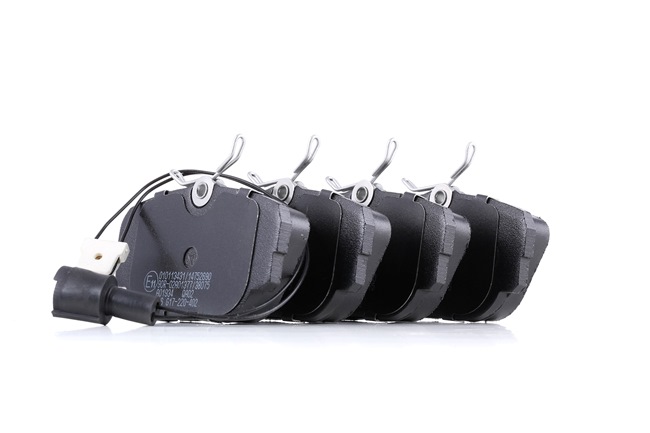 SKBP-0011964 STARK Bremsbeläge Vorderachse, mit Klebefolie, mit Schrauben, mit Anti-Quietsch-Blech, mit Zubehör, mit Feder