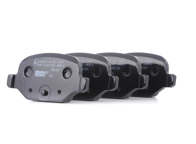 FERODO FDB1324 Pastilhas de travão Lancia Ypsilon 843 1.3 D Multijet (843.AXF11, 843.AXF1A, 843.AXM11,... 75 cv 199 A9.000