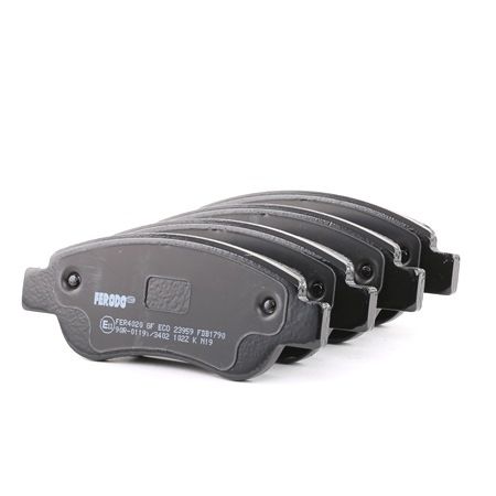 FERODO FDB1790 Τακάκια φρένων Citroen C1 2 1.0 VTi 69 PS CFB (1KR)