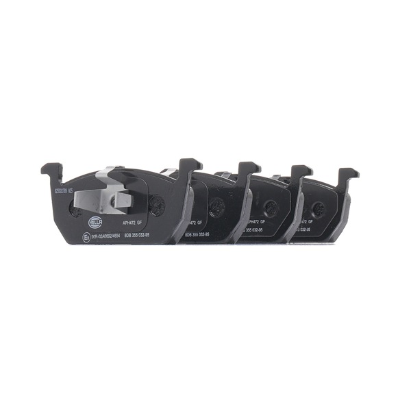 HELLA 8DB 355 032-951 Jarrupalat, levyjarru SKODA Scala Hatchback 1.6 TDI 116 HV