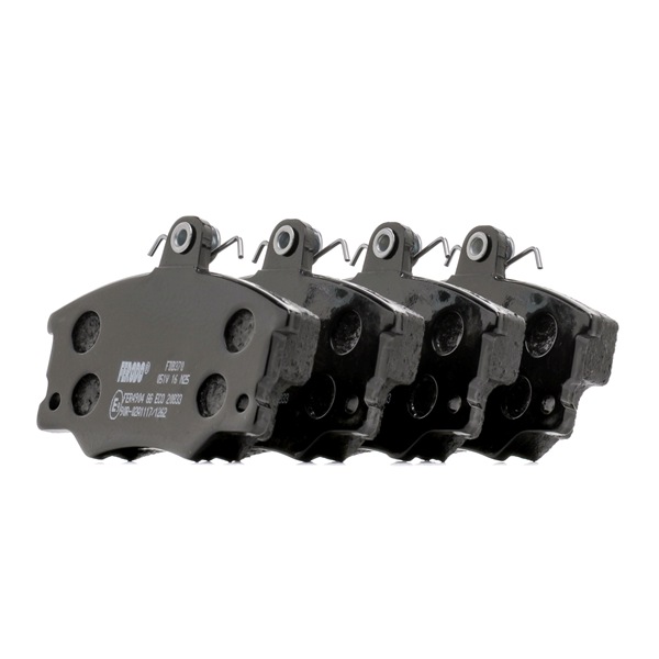 Köp billigt 20834 Bromsbeläggsats med bromsoksskruvar, med tillbehör från FERODO 0060810239, 60810239, 0000792698, 0005892601, 5892601, 792698