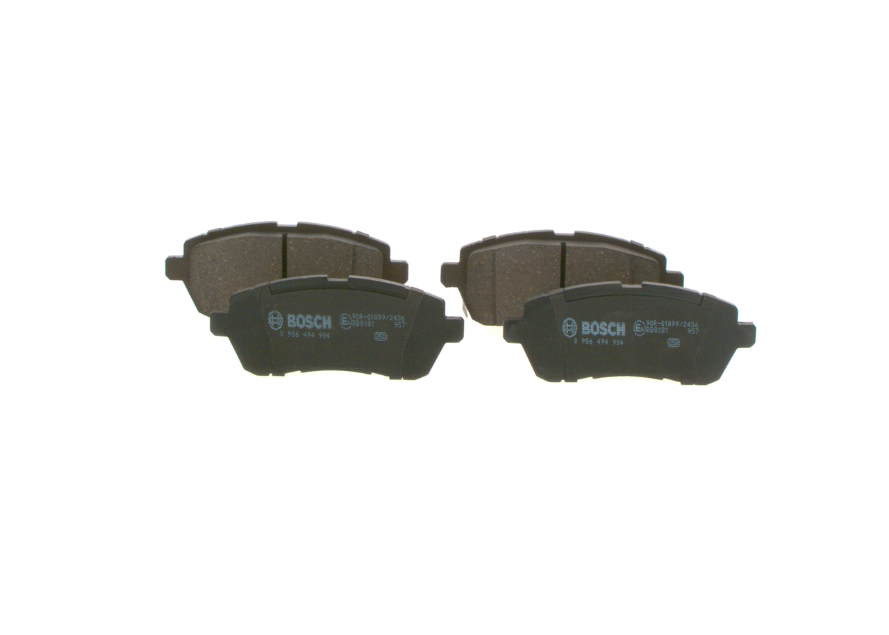 BOSCH 0 986 494 904 Slitasjevarsler bremseklosser 1.4 (AZF414) 94 hk K14B