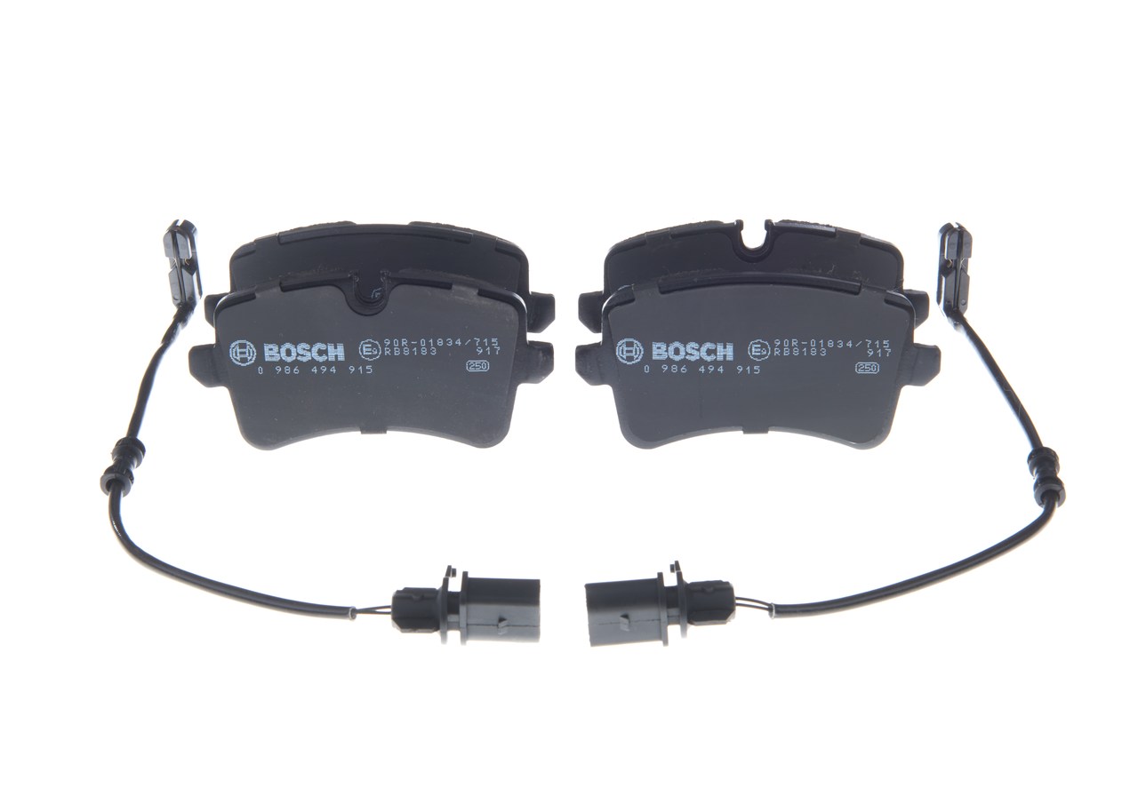 BOSCH 0 986 494 915 Fékpofakészlet rögzítőfék 4.0 TFSI quattro 450 LE CTGF