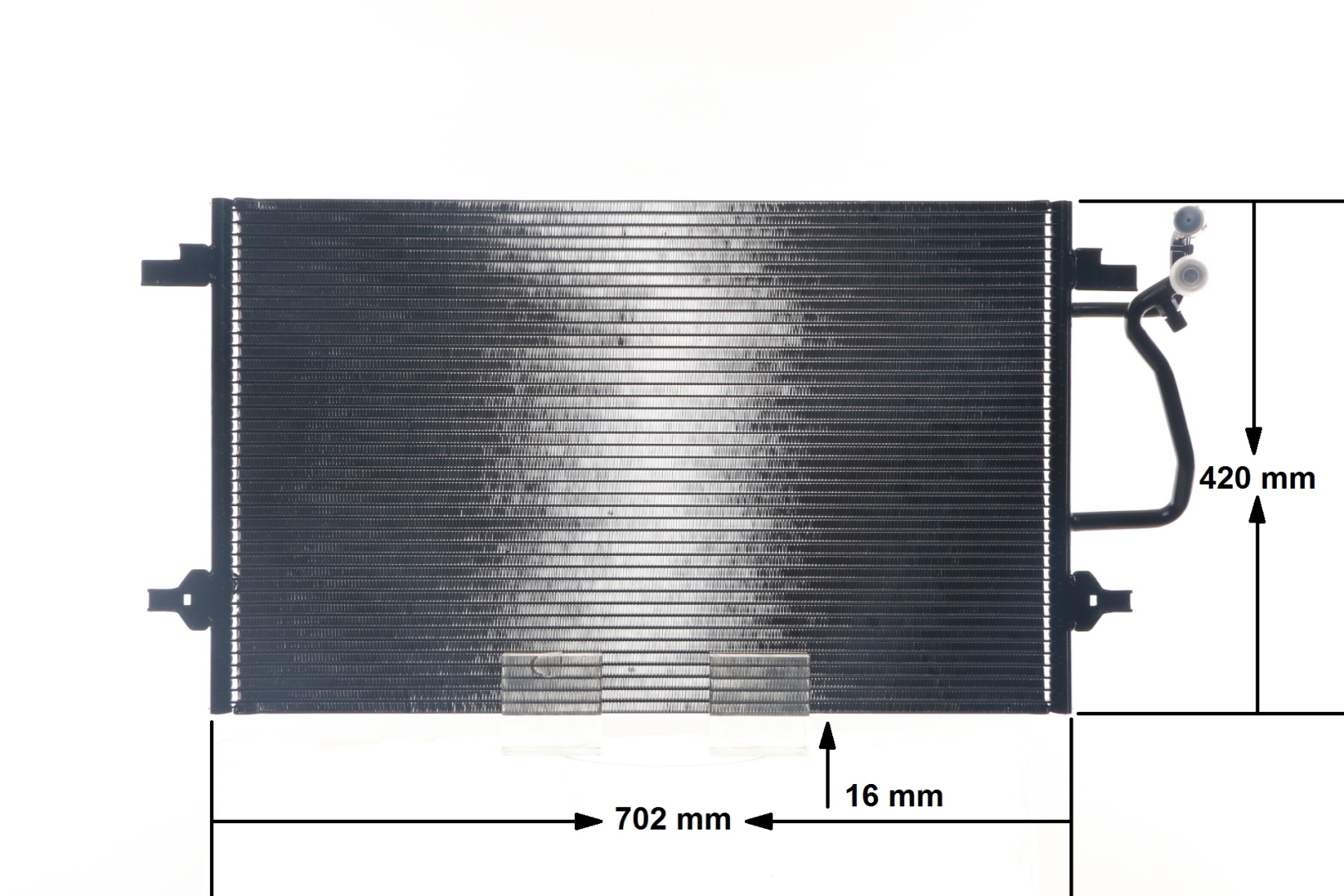 MAHLE ORIGINAL AC 181 000S Klimakondensator Audi A8 D2 2.5 TDI quattro 180PS 2002
