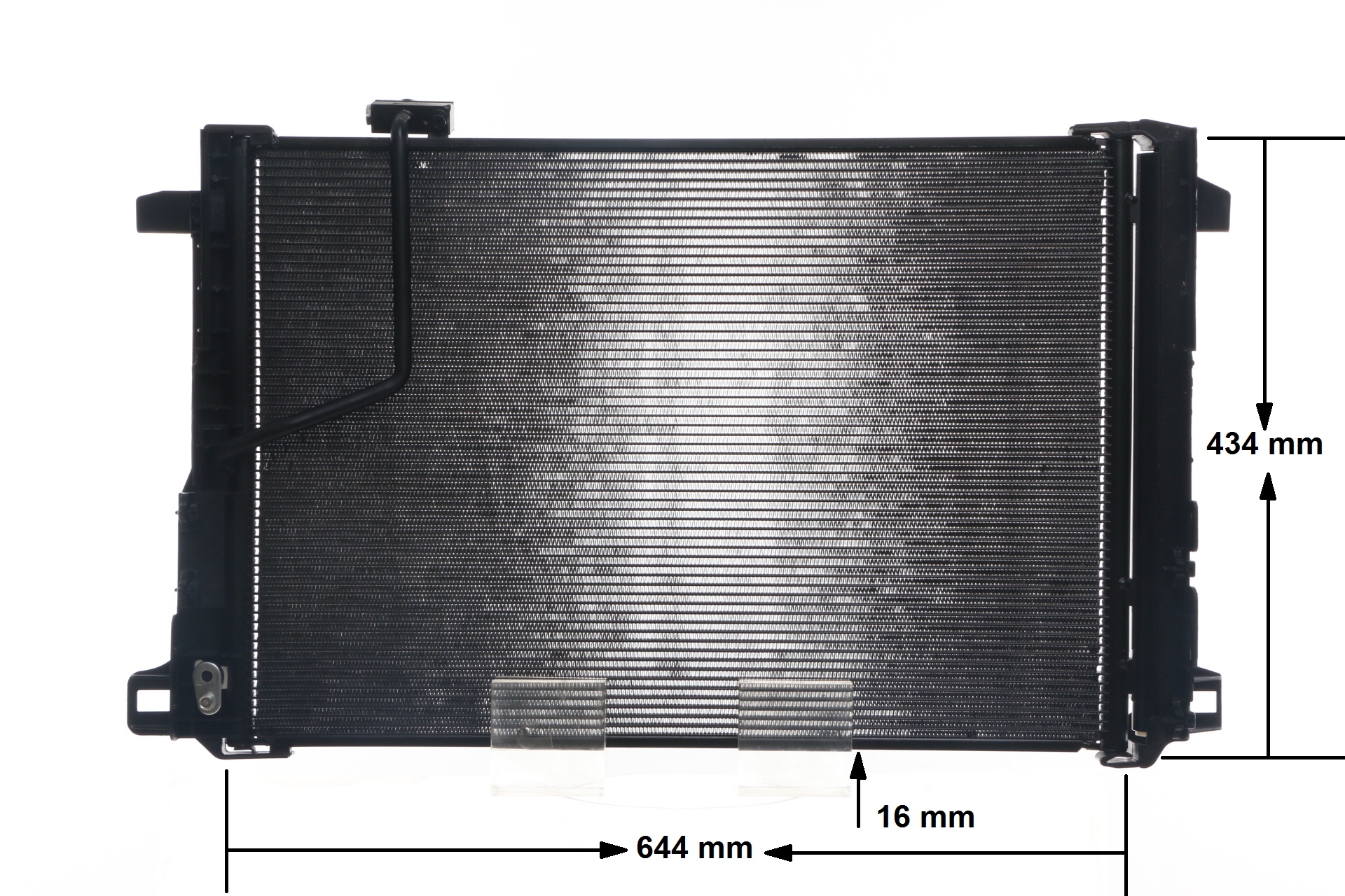 MAHLE ORIGINAL AC 786 000S Klimakondensator Mercedes S204 C 180 CDI (204.200) 120PS 2011