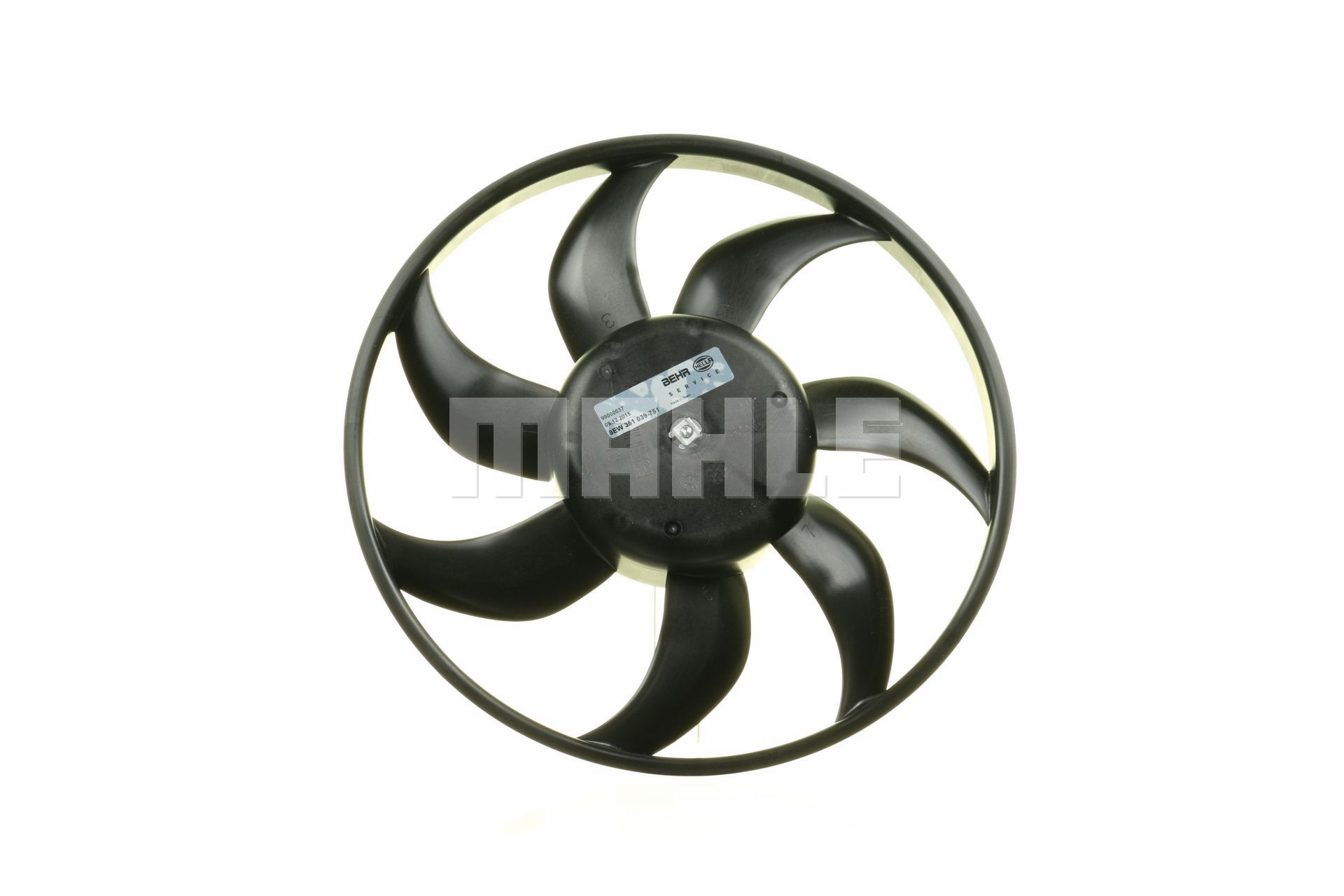 MAHLE ORIGINAL CFF 164 000P Køleblæser Opel Corsa C Hatchback 1.2 Twinport (F08, F68) 80 HK Z 12 XEP