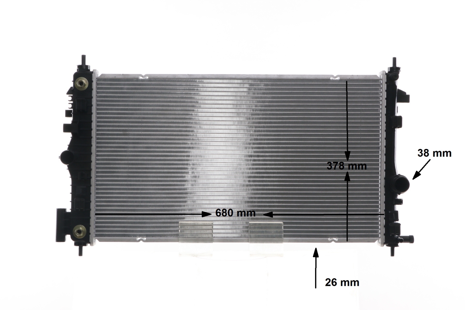 MAHLE ORIGINAL CR 1103 000S Køler VAUXHALL Insignia Mk1 (A) Sedan (G09) 2.0 CDTI (69) 160 HK A 20 DTH