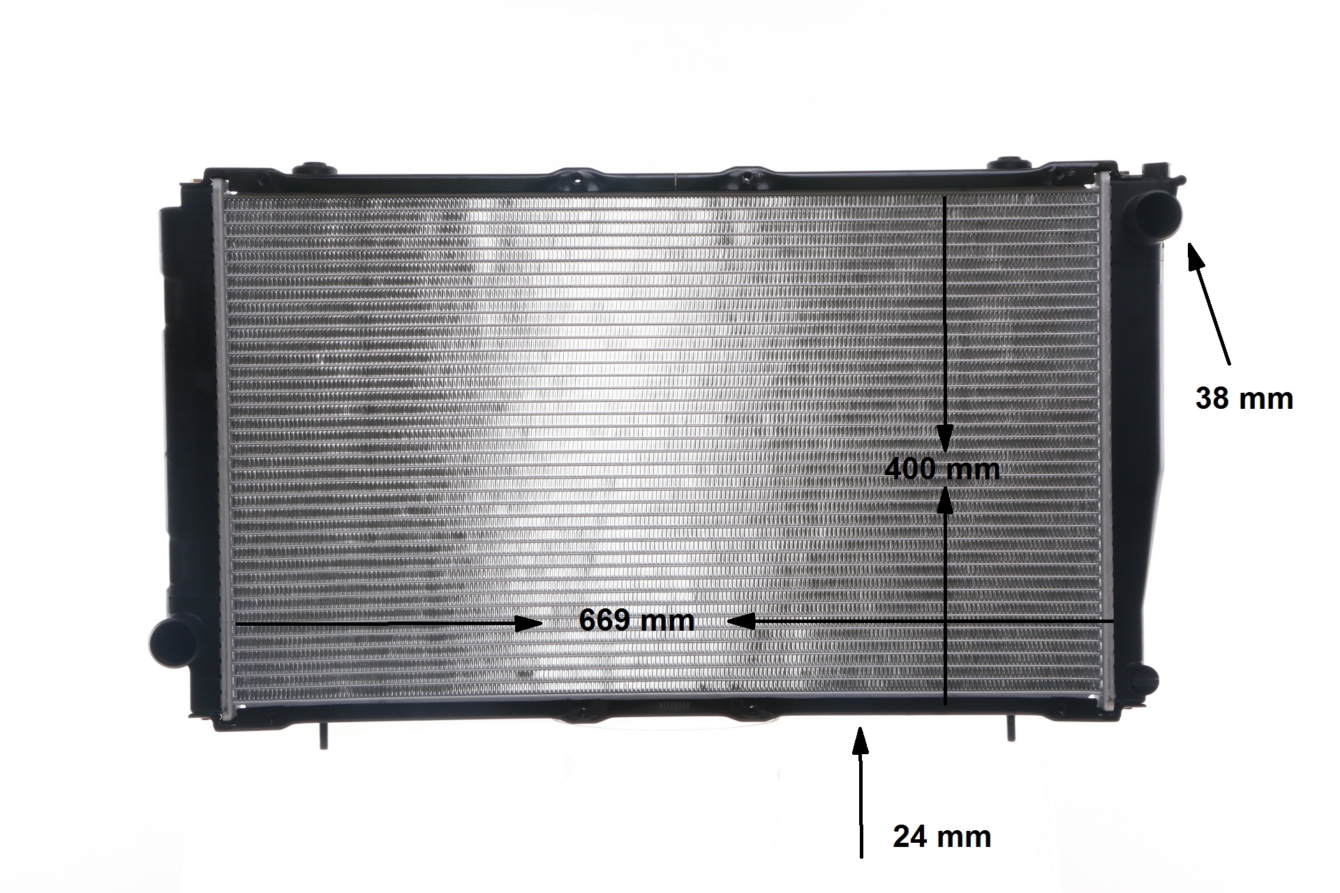 MAHLE ORIGINAL CR 1565 000S Ψυγείο, ψύξη κινητήρα Subaru Legacy BC 2000 Turbo 4WD (BC5) 200 PS