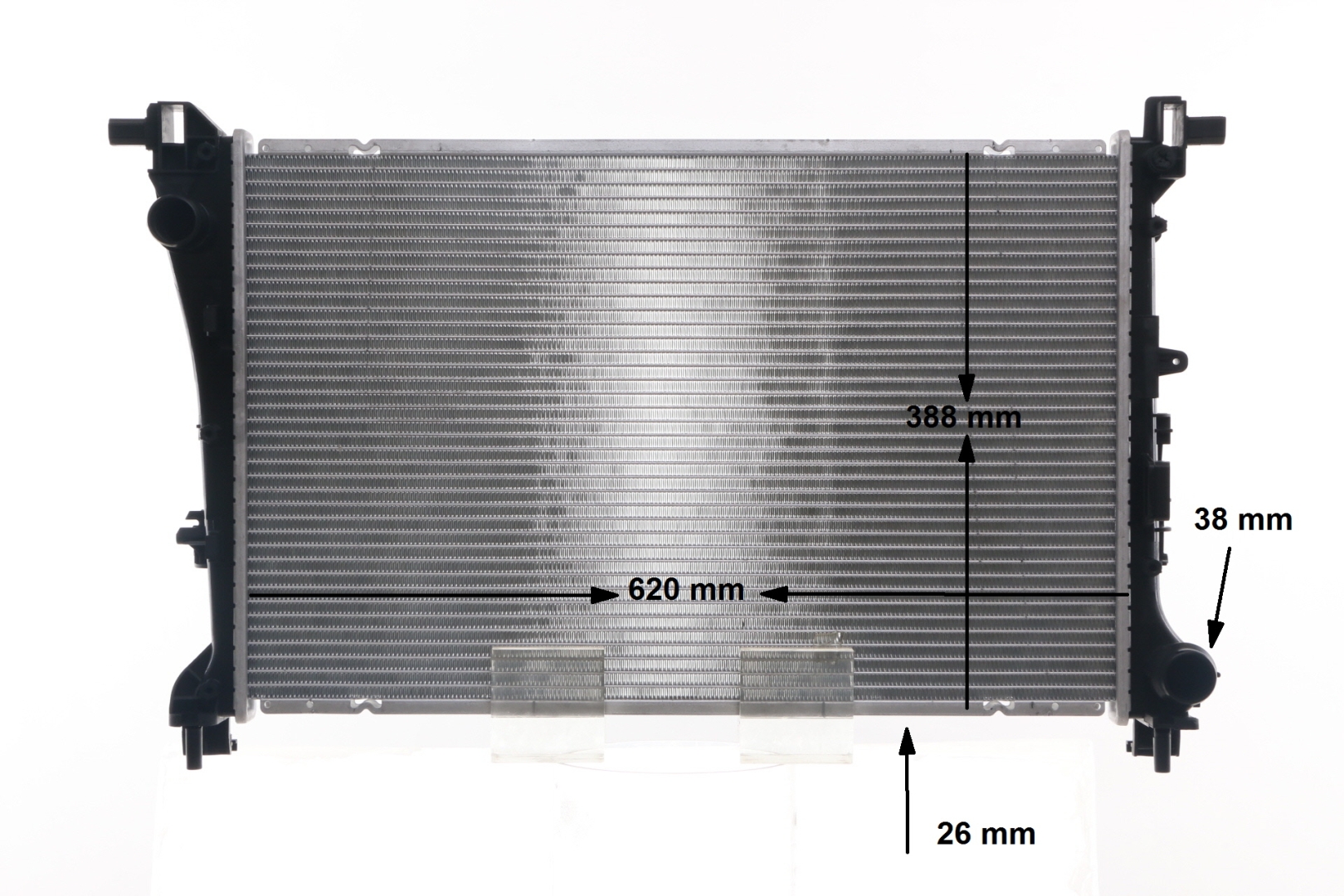 MAHLE ORIGINAL CR 1664 000S Radiator Fiat Tipo 356 1.4 LPG (356HXF1B) 120 hk 940 B7.000