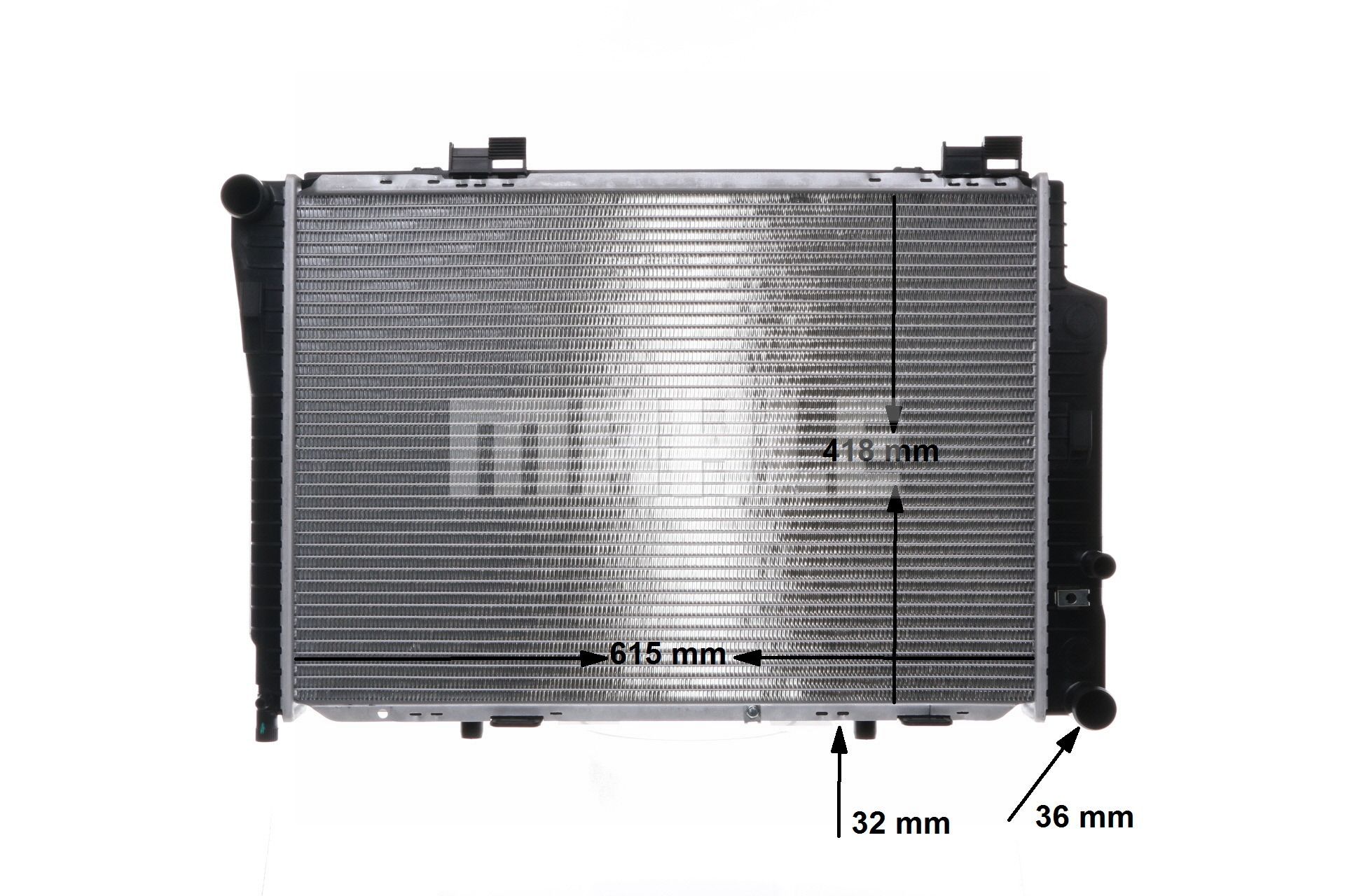 MAHLE ORIGINAL CR 270 000S Hűtő Mercedes W202 C 220 2.2 (202.022) 150PS 1997