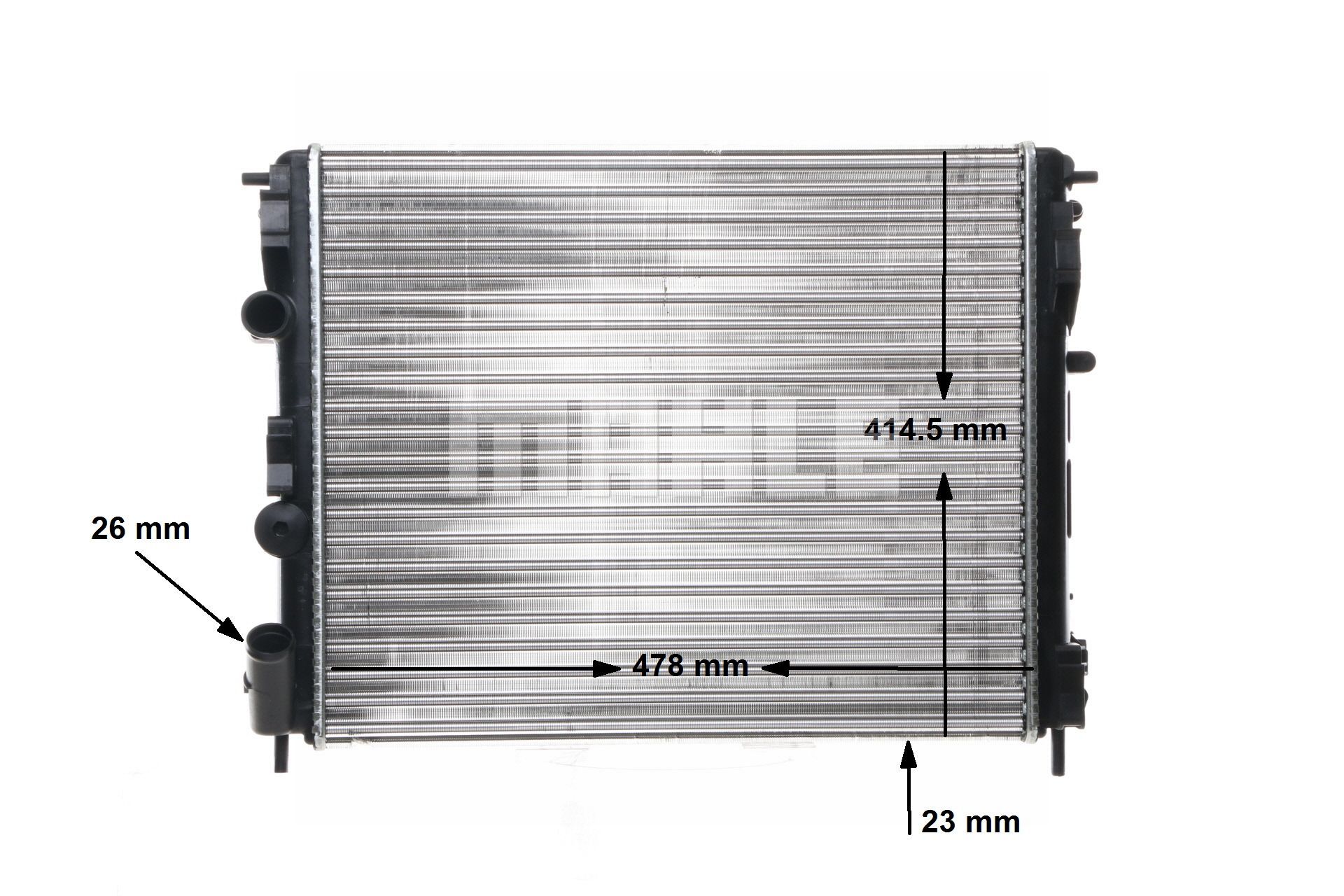 MAHLE ORIGINAL CR 36 000S Køler Dacia Logan LS 1.4 MPI LPG 75 HK K7J 710