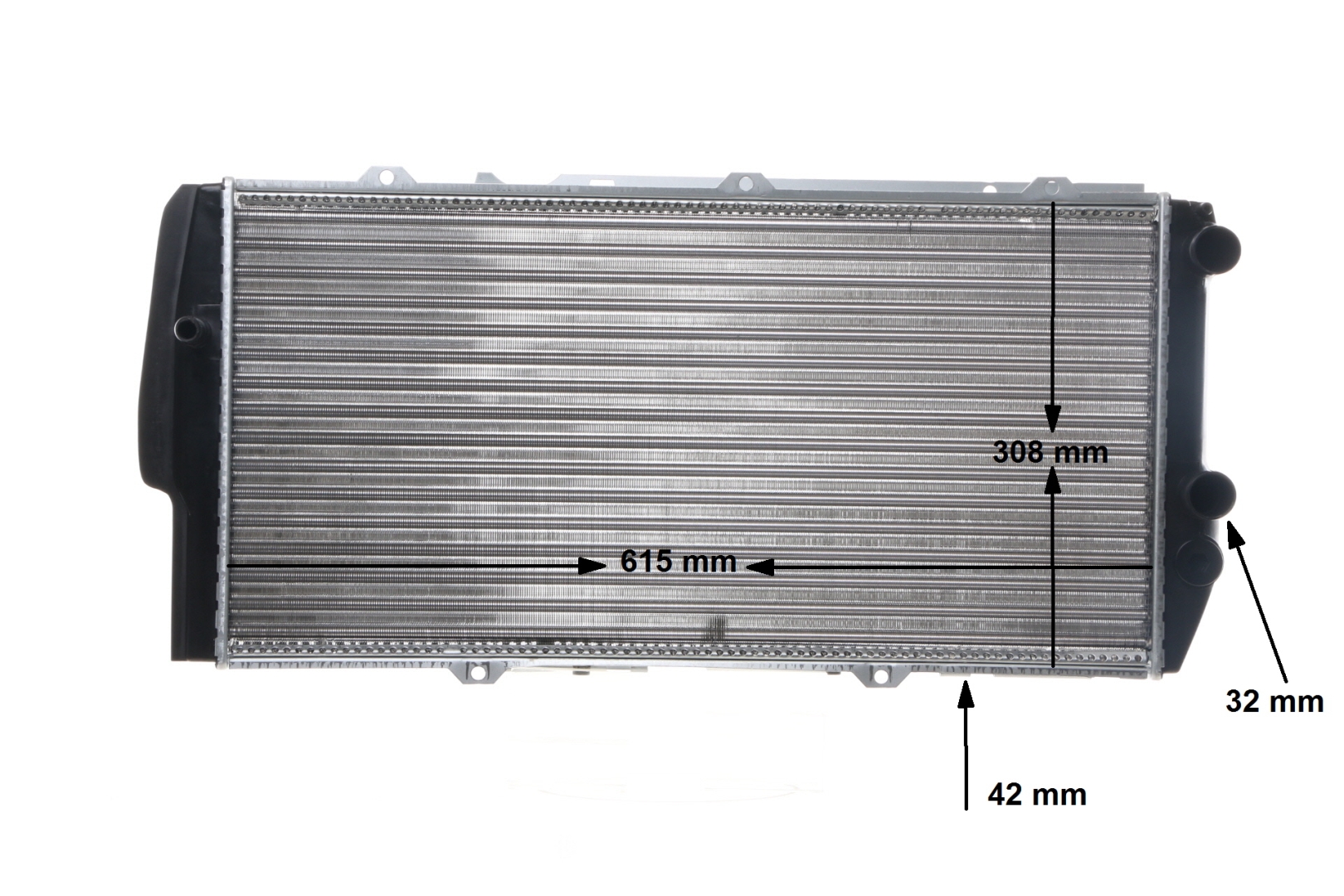 MAHLE ORIGINAL CR 404 000S Jäähdytin Audi 100 C3 2.2 E quattro 120 hv PX