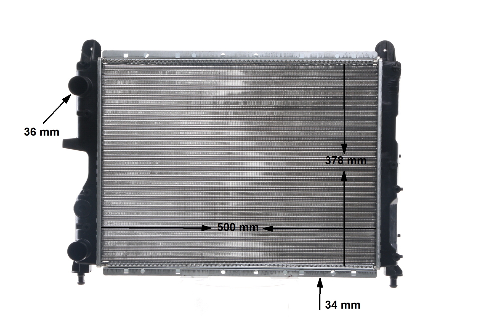 MAHLE ORIGINAL CR 450 000S Ψυγειο νερου Fiat Tempra 159 1.6 (159.AD) 86 PS 159 A3.000