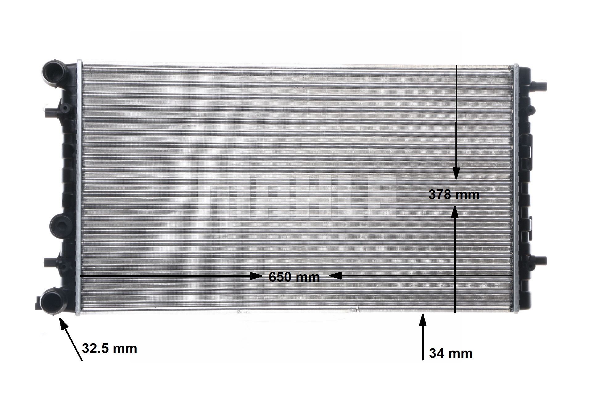 MAHLE ORIGINAL CR 477 001S Hűtő VW Beetle 9c 1.8 T 150PS 2005