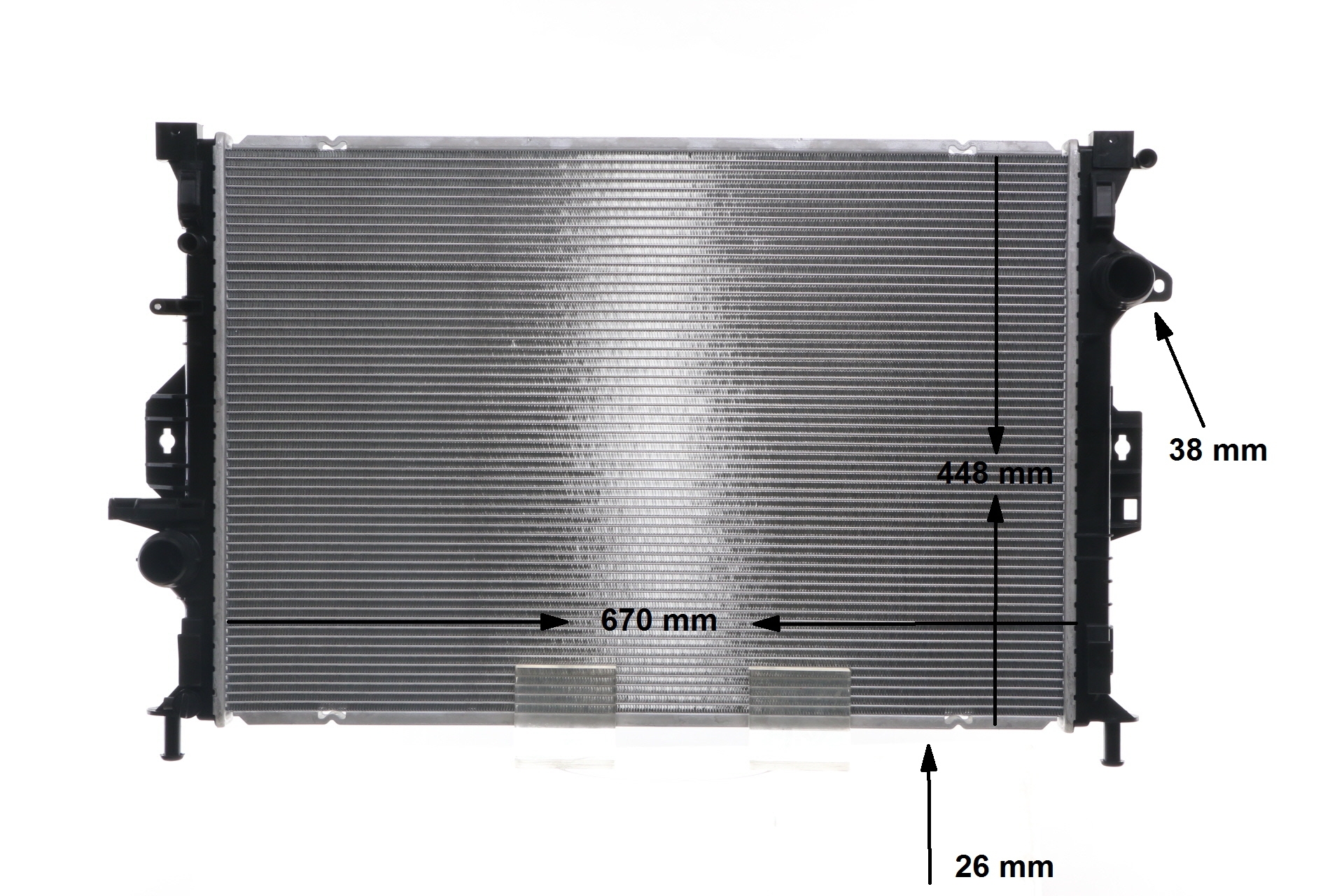 MAHLE ORIGINAL CR 814 000S Radiatore Ford Kuga 2 serie 2.0 TDCi 150 CV T7MB