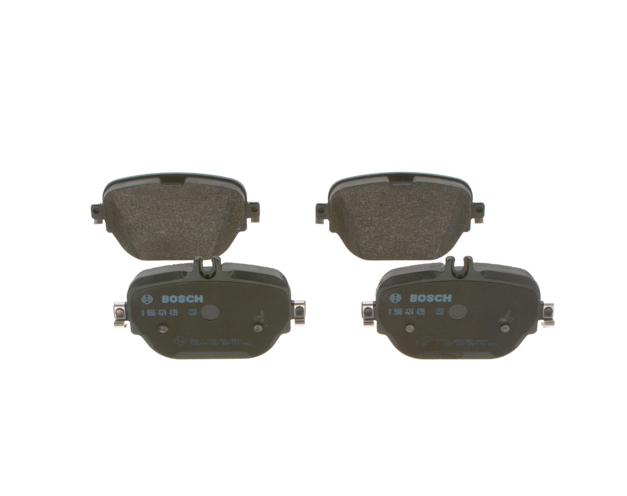 BOSCH 0 986 424 439 Τακάκια φρένων Mercedes S213 AMG E 43 3.0 4-matic (213.264) 401 PS M 276.823