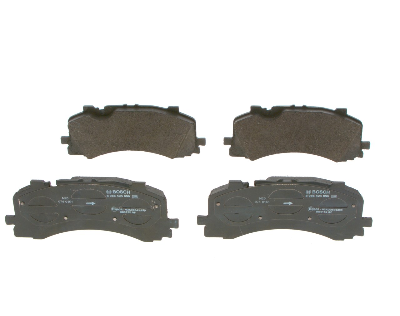 BOSCH 0 986 424 850 Jarrupalat Audi Q7 4M SQ7 quattro 421 hv CZAA