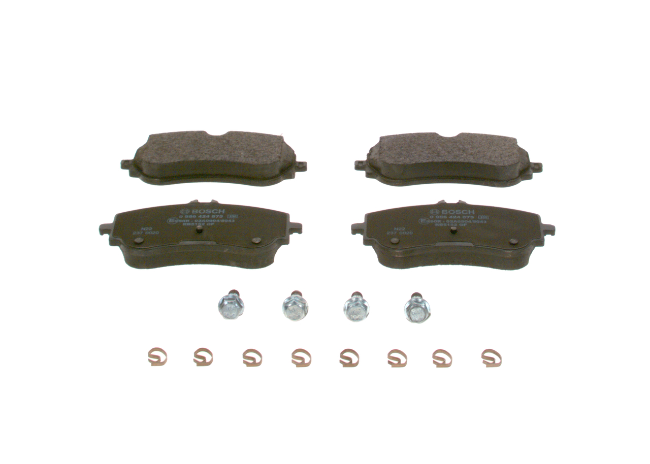 BOSCH 0 986 424 875 Jarrupalat VW Crafter Van e-Crafter 136 hv EBHA