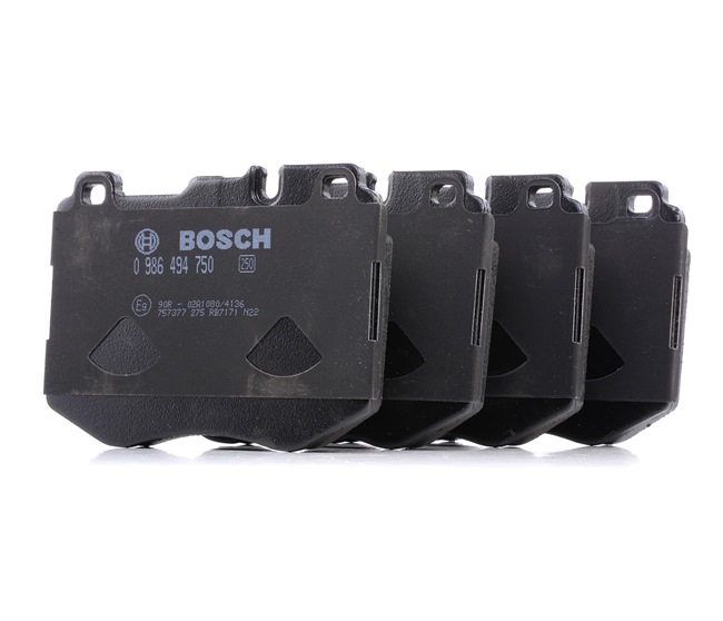 BOSCH 0 986 494 750 Τακάκια φρένων Mercedes S213 E 300 d (213.208) 245 PS OM 654.920