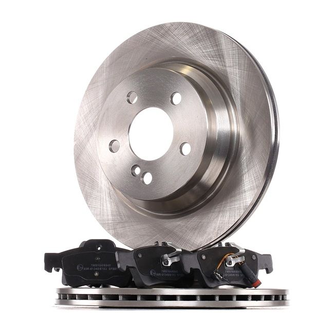 RIDEX 3405B0387 Bremsen Komplett MERCEDES-BENZ E-Klasse Pritsche / Fahrgestell (VF211) E 270 CDI (211.616) 163 PS OM 647.961