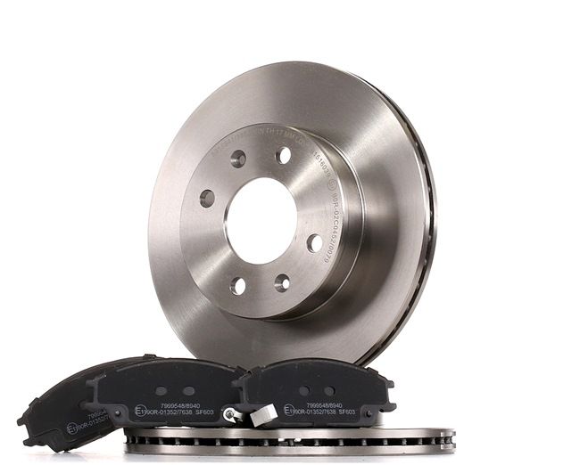 RIDEX 3405B0391 Remschijven en -blokken Passat 3B6 2.8 4motion 193 Pk ATQ