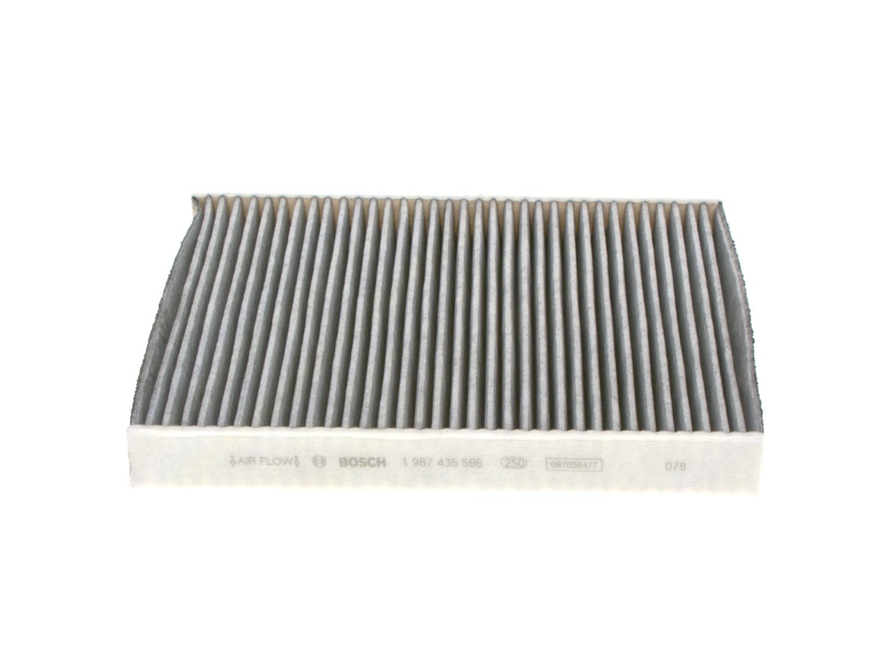 BOSCH 1 987 435 596 Interieurfilter VW T-Cross (C11_) 1.0 TSi Flexfuel 128 Pk DHSB