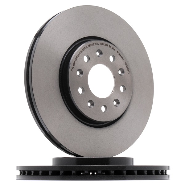 BREMBO 09.D608.11 Remschijven VAUXHALL Insignia Mk2 (B) Universalas 1.6 Turbo (35) 200 Pk D 16 SHT