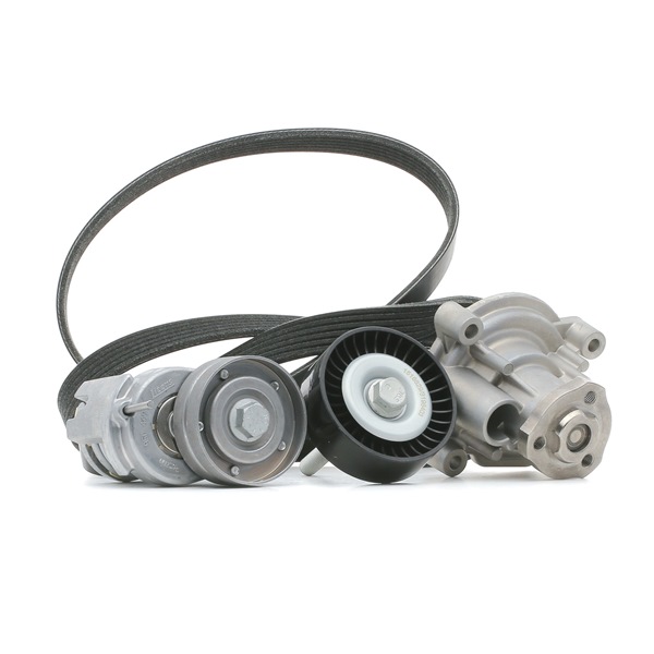RIDEX 4172P0055 Waterpomp + Multi V-riemset Passat B6 Variant 1.6 FSI 115 PK
