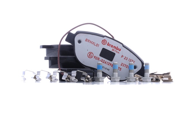BREMBO P 23 137X Τακάκια φρένων Fiat Doblo 263 1.3 D Multijet (263ZXT1A, 263WXT1A, 263ZYA1A, 263WYA1A) 80 PS 225 A2.000