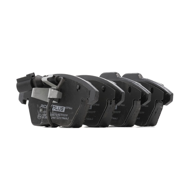 RIDEX PLUS 402B0009P Bremsbeläge VW Passat B7 Limousine 1.6 TDI 105 PS CAYC