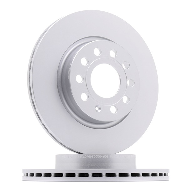 RIDEX PLUS 82B0027P Remschijven VW Jetta 1k2 1.4 TSI 170 Pk BLG