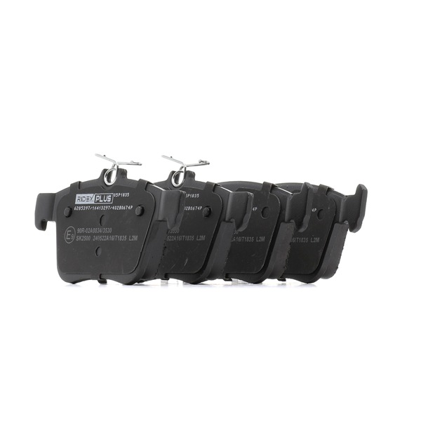 RIDEX PLUS 402B0674P Bremsbeläge Audi A3 Limousine 1.4 TFSI Flex 150 PS CWLA