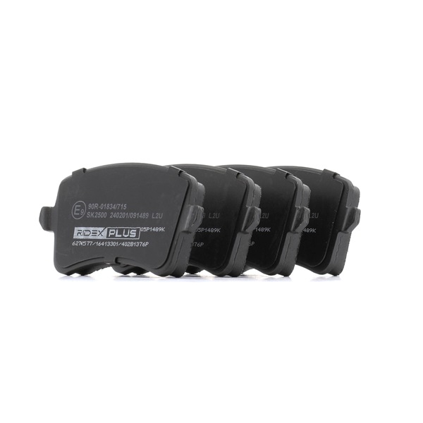 RIDEX PLUS 402B1376P Brake pads Audi A4 B8 Avant 2.0 TDI quattro 177 hp CGLC