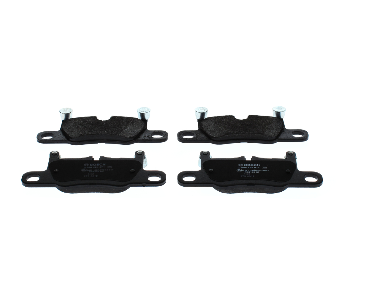 BOSCH 0 986 424 971 Bremseklodser Porsche Cayenne 9YA 3.0 AWD (9YAAA1) 340 HK MDC.BE