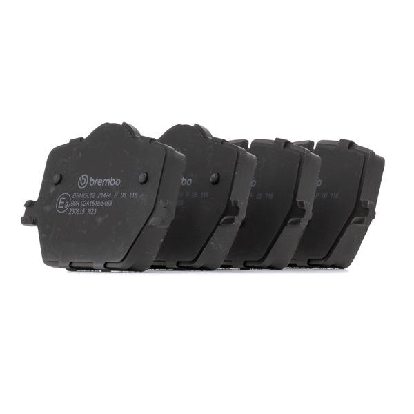 BREMBO P 06 116 Bremsbeläge BMW 3 (G21) Touring 316d 122 PS B47 D20 B