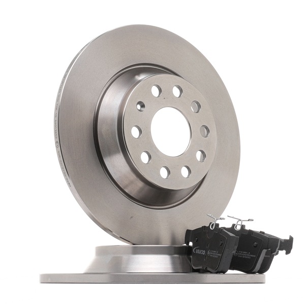 V10-6629 VAICO Bremsscheiben und -beläge Ø: 300mm, voll, mit Bremsbelägen