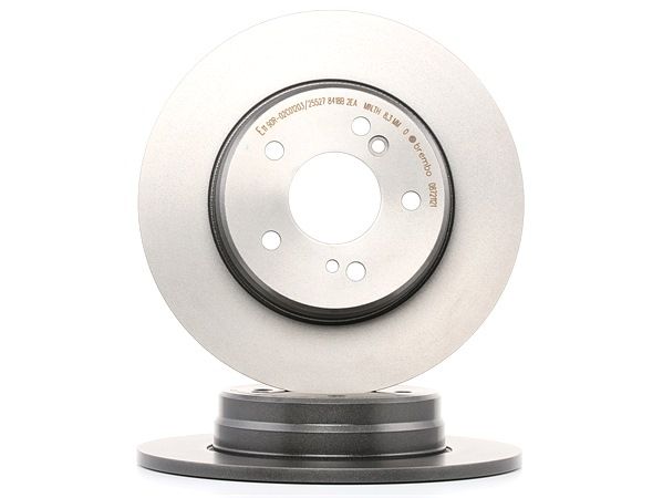 BREMBO 08.7211.21 Bremseskiver Mercedes S203 C 200 CGI 1.8 Kompressor (203.243) 170 HK M 271.942