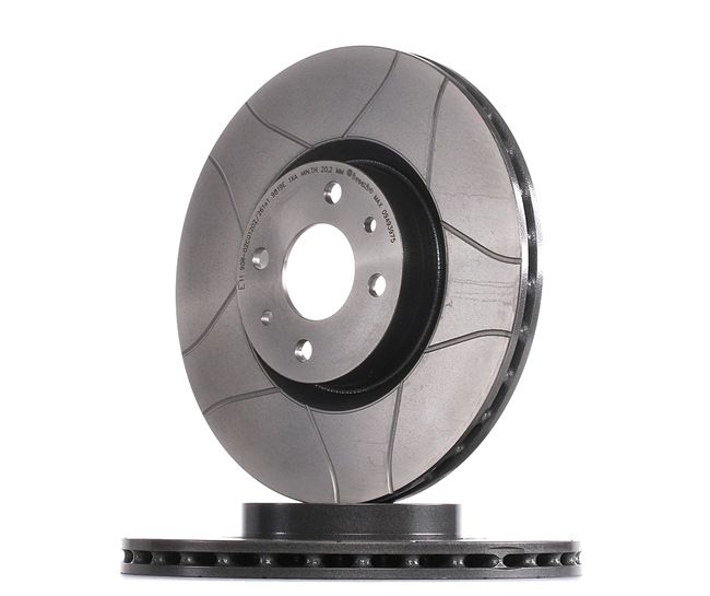 BREMBO 09.4939.75 Δισκόπλακες Fiat Idea 350 1.8 Flex 112 PS 93313090-7U