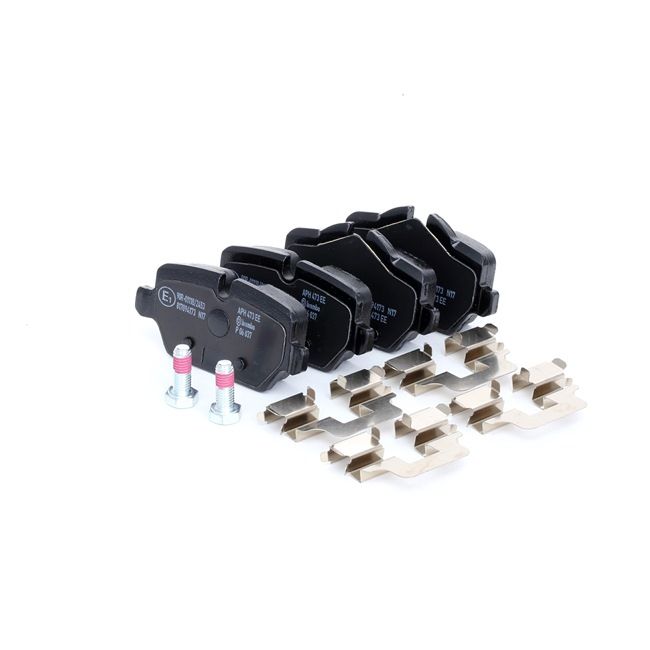 Comparare 23624 Pastiglie dei freni con bulloni pinza freno, con lamierino anticigolío, con accessori da BREMBO 34121288889, 34121288890, 23624 a buon mercato