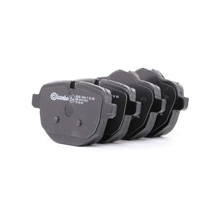 Buy cheap 24562 Brake pads with brake caliper screws, with anti-squeak plate, with accessories from BREMBO 2456870, 34206877648, 34206879857