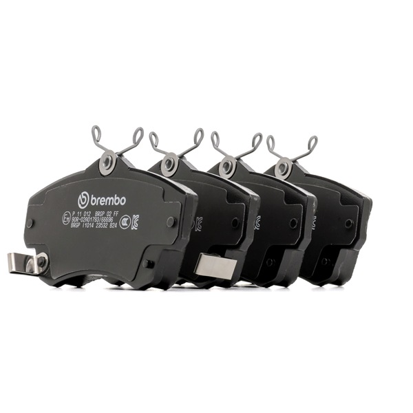 Bremsbelagsatz mit Anti-Quietsch-Blech, ohne Zubehör - Artikel Nr. 23533 Original BREMBO Ersatzteile