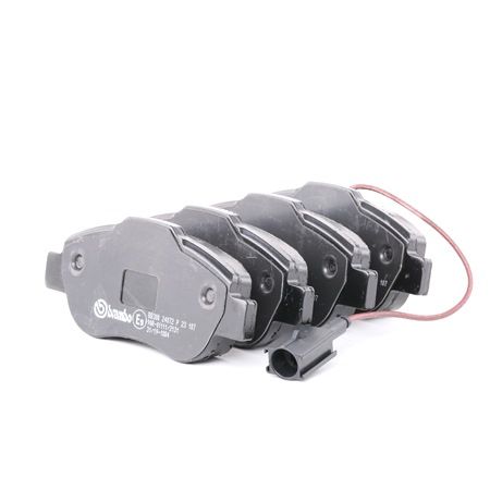 BREMBO P 23 107 Τακάκια φρένων Fiat Panda 2 1.3 D Multijet 4x4 (169.AXC2A) 70 PS 188 A8.000