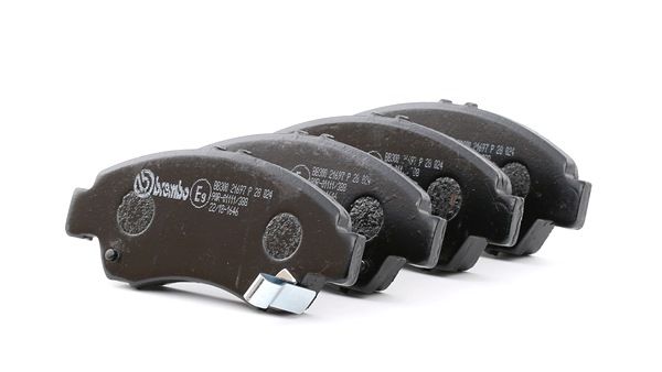 BREMBO P 28 024 Bremseklosser Honda Jazz gd 1.2 i-DSI (GD5, GE2) 78 hk L12A4