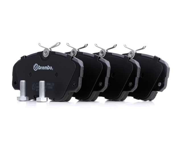 Comprar baratas 7516D638 Pastilhas com parafusos de pinça de travão, com chapa anti-ruído, com acessórios de BREMBO 1605004, 1605033, 1605782
