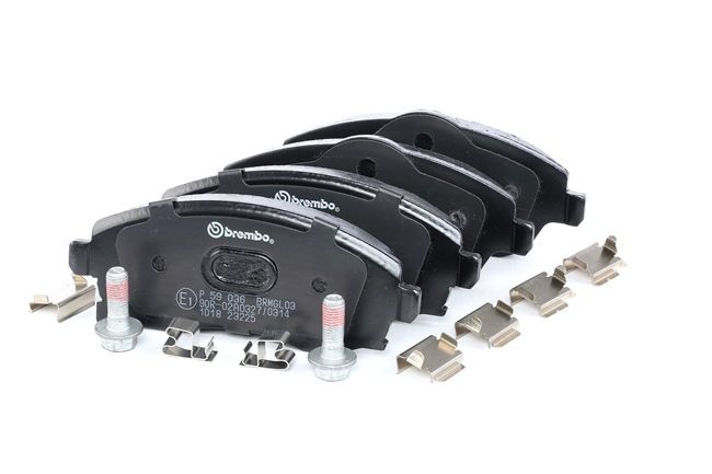 BREMBO P 59 036 Pastillas de freno Corsa C X01 1.0 12V (F08, F68) 60 cv Z 10 XEP