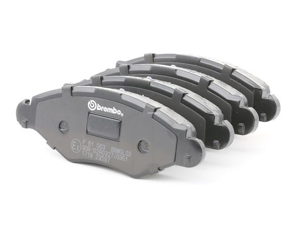 BREMBO P 61 063 Sensor pastilha de freio 1.4 Flex 82 cv KFV (TU3A)