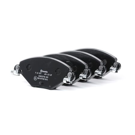 BREMBO P 61 071 Τακάκια φρένων Citroën C5 Combi 1.6 HDi (RE9HZC, RE9HYB) 109 PS 9HY (DV6TED4)