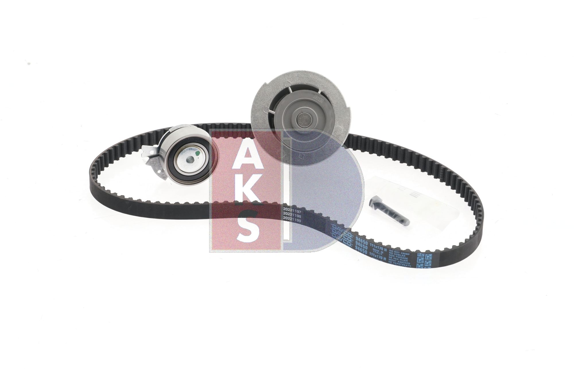 rendelés olcsó 570272N Vízpumpa + vezérlés szett Fogszám: 111, Szélesség: 17,0mm ől AKS DASIS 1334065, 1334025, 1334065, 1334098
