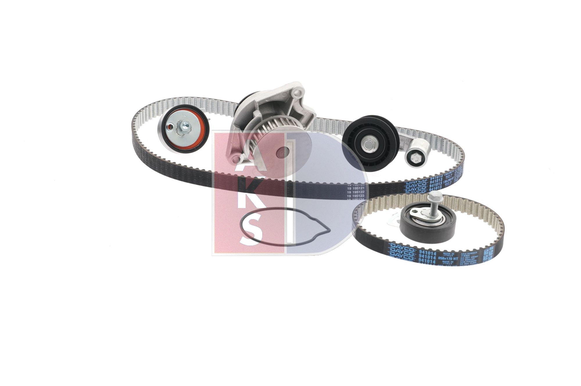 AKS DASIS 570285N Kit de distribution + pompe à eau VW Bora Variant 1.4 16V 75 CH