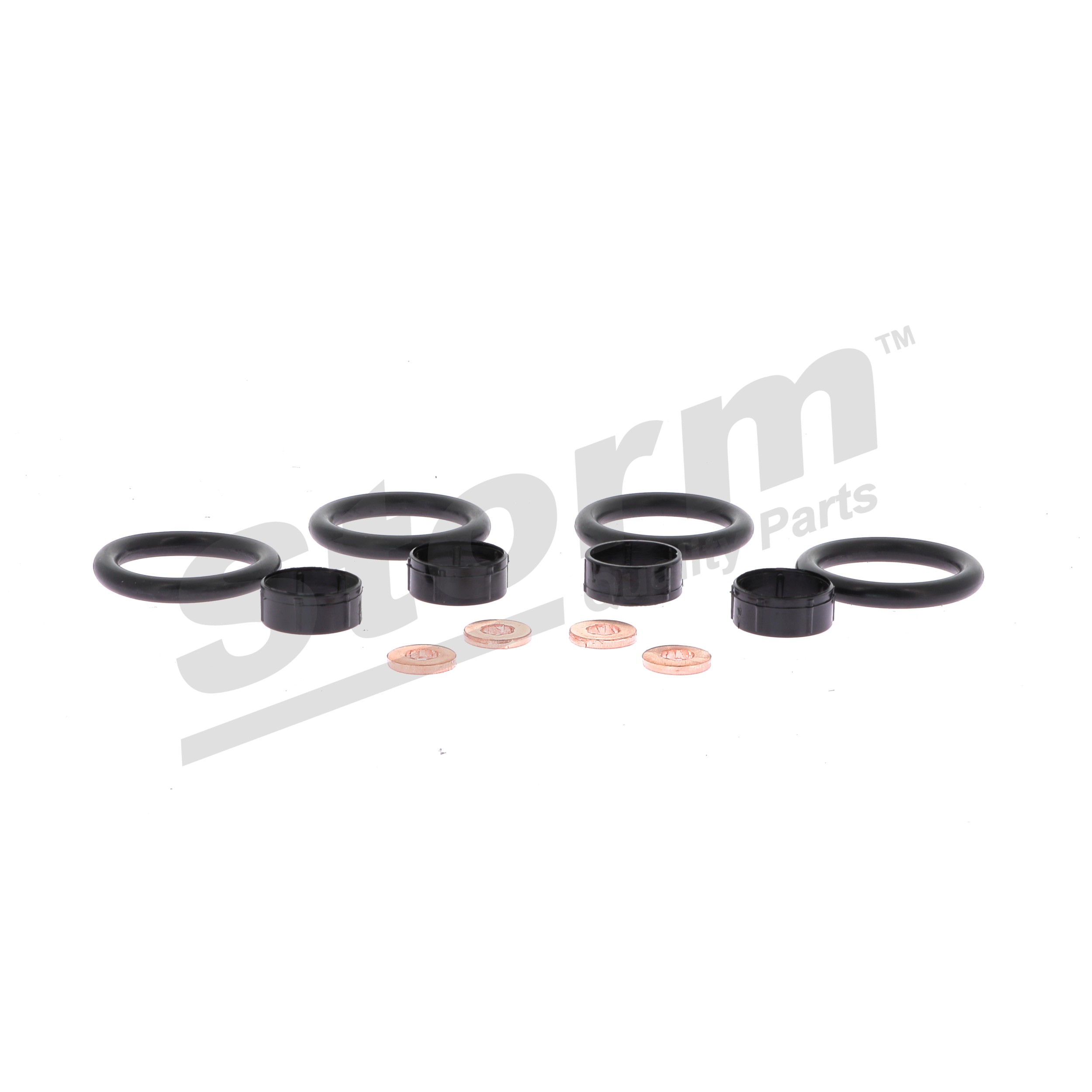 STORM QUALITY PARTS 460008 Σετ τσιμούχες μπεκ ψεκασμού CITROËN DS3 Hatchback 1.4 HDi (SA8HP4) 68 PS 8HP (DV4C)
